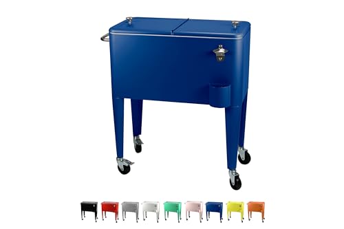 Kailua Cooler - Kühlbox, Kühlwagen, Getränkekühler (Blau)