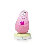 Pabobo - Lumilove Barbapapa - Nomadisches Baby- und Kindernachtlicht - Induktion Ladegerät – rosa