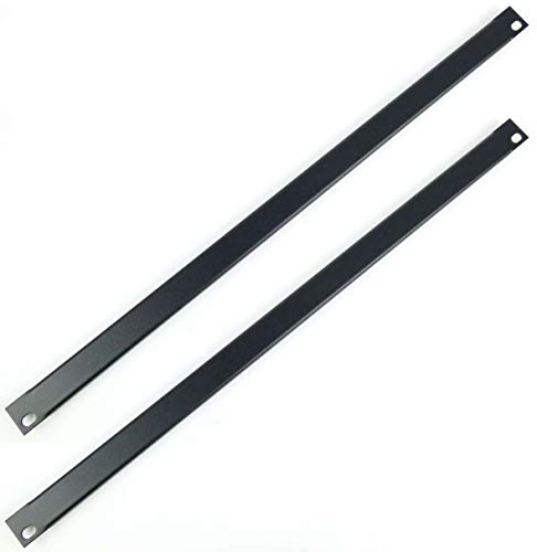 2 x 0,5 HE Adam Hall U Rackblende 483 mm 19" Stahl Schwarz Frontplatte Rackpanel Blindplatte Blindabdeckplatte Blindabdeckung (2 x 0,5 HE Rackblende)