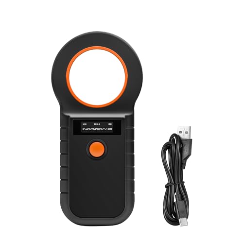 Gbformat Haustier Mikrochip Scanner OLED Chiplesegerät für Hunde Wiederaufladbarer USB Tierchip lesegerät chip lesegerät Haustier chip ID Scanner für Haustiere