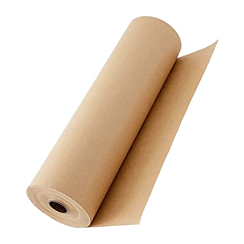 arkamii mini rolle Braune Kraftpapierrolle Kraftpapier Für Verpackung 20 m x 39 cm packpapier recycelbares Papier (S10)