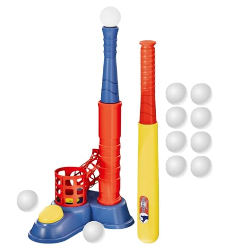 Baseball-Wurfmaschine, Ballwurfmaschine - Softball-Wurfmaschine - Baseball-Tee-Pitcher-Maschine, treten Sie auf das Paddel und lassen Sie es los, um die Trainingsausrüstung für Kinder und Erwachsene z