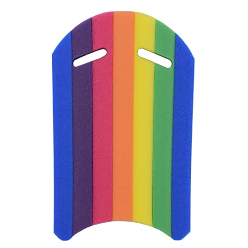 DINESA Schwimmbrett für Kinder und Erwachsene, Regenbogen-Schaumstoff, Schwimmbrett, Schwimmbrett