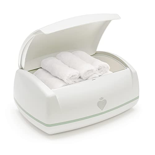 Prince Lionheart Warmies Wipes Warmer,Nur wiederverwendbare Babytücher Warmes Nachtlicht,Wärmt Babytücher, Windelkomfortwechsel,Hält 16 wiederverwendbare Kleidung, Niederspannung | 16 Stück (1er Pack)