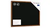 ALLboards Kreidetafel Mit Lackiertem Holzrahmen 120x90cm, Schwarz, Zum Aufhängen, Wand Tafel Holz, Für Gastronomie