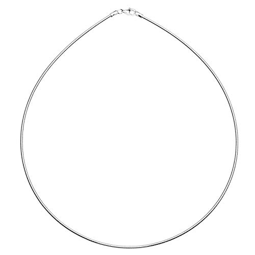Ostsee-Schmuck Halsreif - Omega 1,2 mm - Silber 925/000 - Klassisch, Nautisch, Frauen, Unisex, Fashion Jewelry, NECKLACE, Necklace