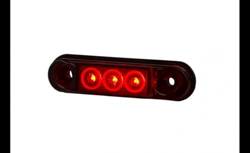 Horpol LED Markierungsleuchte Rot 12/24v 50cm Kabel | MV-4300R