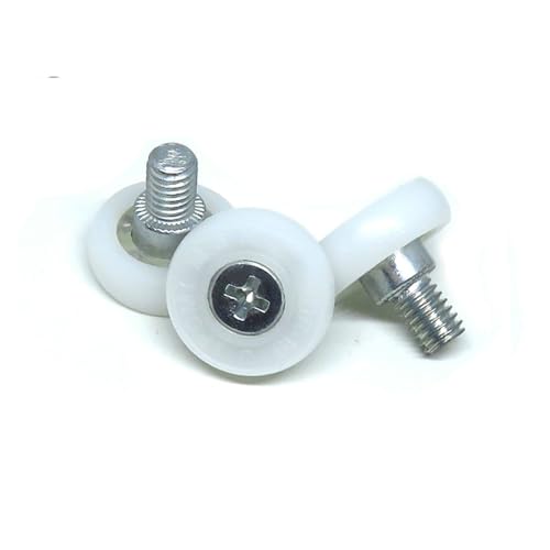 1pcs Diameter 19 mm DO19 C1L6W6M6 C2L8W6M6 C3L8W6M6 Drawer Pulleys Without Bearing Furniture Wheels BIANMTSW(DO19-C2L8W6M6)