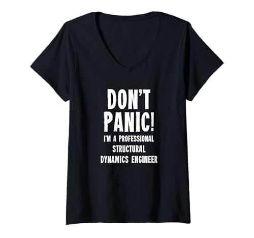 Damen Ingenieur für Strukturdynamik T-Shirt mit V-Ausschnitt