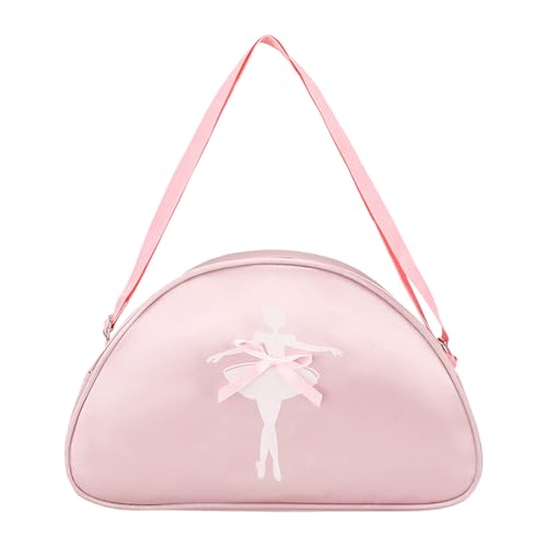 Mädchen Rucksack Balletttasche FEIEQILAI- Kinder Tanztasche tragbare Sporttasc Tanz Schuhbeutel Kleine Niedliche Stickerei Ballerina Rucksack Ballett Mädchen Schule Gymnastik Rucksack Ballett