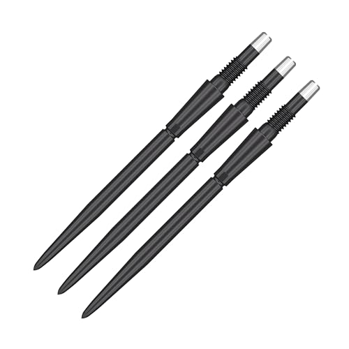 Target Darts Swiss Point Storm Dart Points (3er-Pack Spitzen) 35mm Schwarz SP – Change Dart Point, Professionelles Dart-Zubehör