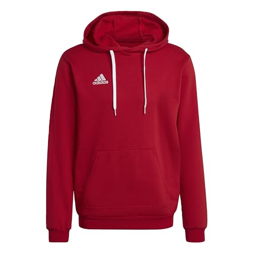 adidas Herren Entrada 22 Sweat Hoodie, Team Power Red 2, L Tall 3 inch