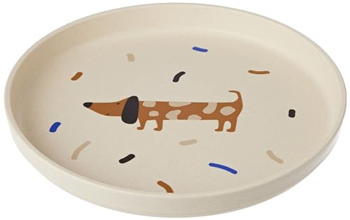 LÄSSIG Kinder Teller ohne Melamin, BPA-frei, für Spülmaschine und Mikrowelle/Plate Little Mateys royal blue