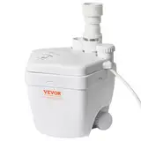 VEVOR Hebeanlage, 250 W, 1500 GPH Durchfluss, 5,5 m Förderhöhe, Untertisch-Sumpfpumpensystem mit Kupferdrahtmotor, Hochleistungs-Universal-/Waschbeckenpumpe, Abwasserpumpe mit 3,8 cm Auslass, weiß