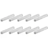 QUARKZMAN 10 Stück Rundkopf-Federkeil, 5x5x40mm Round Ended Passfeder Edelstahl Professioneller Paralleler Antriebswellenkeil für Befestigungselemente der mechanischen Industrie