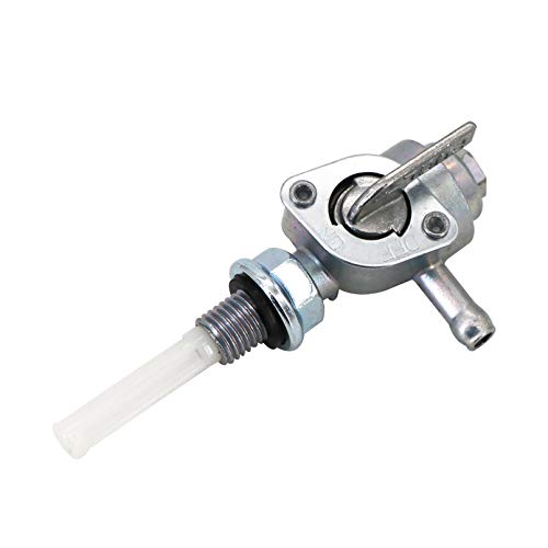 Dokili Benzinhahn Schalter Gastank Kraftstoff Schalter Ventilpumpe Petcock Öltankhahn Petcock Ventil M10 X 1,25