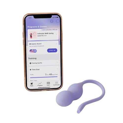 Perifit Care+ | Kegel-Übungsgerät mit App | Beckenbodentrainer | Stärkt die Beckenbodenmuskulatur, verbessert die Blasenkontrolle und beschleunigt die Erholung nach der Geburt