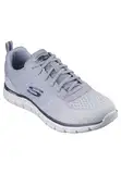 Skechers Herren Track Ripkent Training Shoes, Hellgraues Mesh-Synthetikmaterial, 44 EU