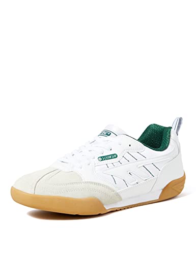 Hi-Tec Sportschuh unisex Squashclassic, Weiß (White/Green), 43 EU