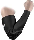 EULANT Ellenbogenschoner MTB für Herren, Weich Ellenbogenschützer für Torwart Volleyball Football Basketball Handball, Gepolsterter Armschoner XXL