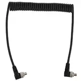 Topiky Flash Trigger PC Kabel, 100 cm Stecker Flash PC Synchronisationskabel Blitzlicht Verbindungskabel Fotozubehör, mit Schraubverschluss,für für für Pixel für