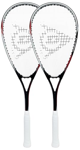 Dunlop Power Smash Lite Rot Squash-Schläger-Set (2 Schläger)