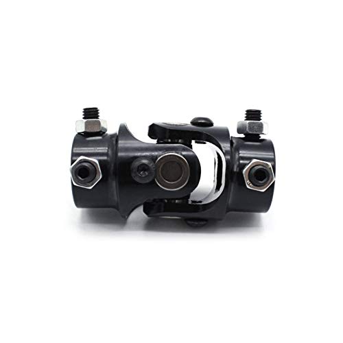 YIWEOG Lenkwellen-U-Gelenkkupplung 3 / 4in DD X 3 / 4in DD Schwarz pulverbeschichtet Universal
