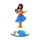 Uposao Tanzende Solarfigur Hula Girl,Solar Wackel Figur,Hawaii Mädchen Figur Auto-Armaturenbrett Ornamente Puppe Auto Solarbetriebenes Spielzeug Dekor Für Die Fensterbank, Auto, Büro, Schreibtisch