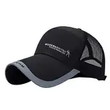 QWUVEDS Cap Jungen 1 Jahr Männer Hohle atmungsaktive Baseballmütze Vintage Baseballmütze Outdoor Sonnenschutzkappe Fendt Cap Kinder