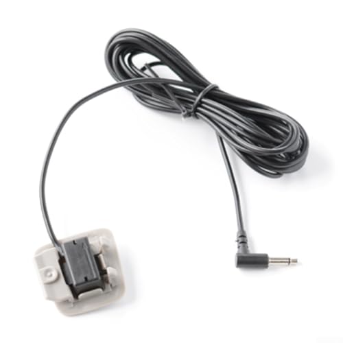 FACULX Auto-Audio-Mikrofon, 3,5-mm-Stecker, verkabelt, Stereo, Auto-Dach-Panel-Mikrofon, klein und leicht