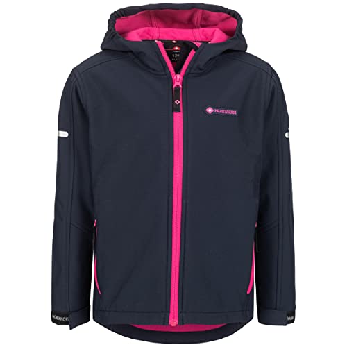 Höhenhorn Cledo Kinder Softshelljacke Kids Navy/Pink Gr. 140