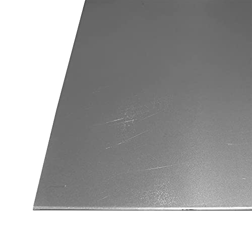 B&T Metall Stahl-Blech blank geölt St 1203 | 0,75mm stark | Feinblech DC01 im Zuschnitt Größe 50 x 100 cm (500 x 1000 mm)