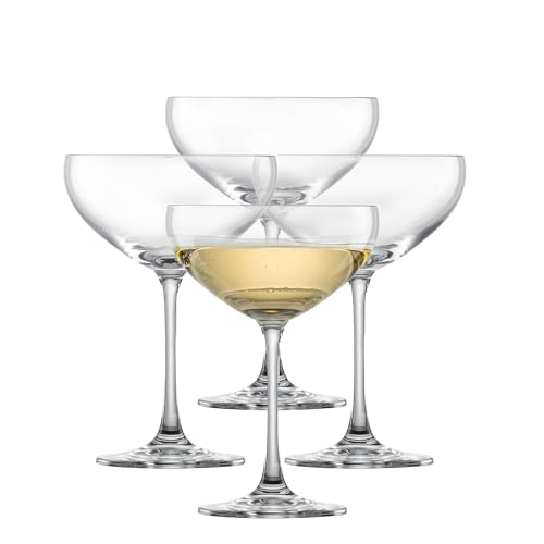 Schott Zwiesel Sektschale Bar Special (4er-Set), elegante Champagnerschalen, spülmaschinenfeste Tritan-Kristallgläser, Made in Germany (Art.-Nr. 123620)