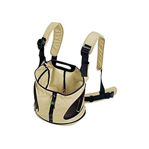 HUNTER KANGAROO Rucksack/Tragetasche, Hundetragetasche, Bauchtasche, kleine Hunde, Welpen 30 x 20 x 30 cm, beige