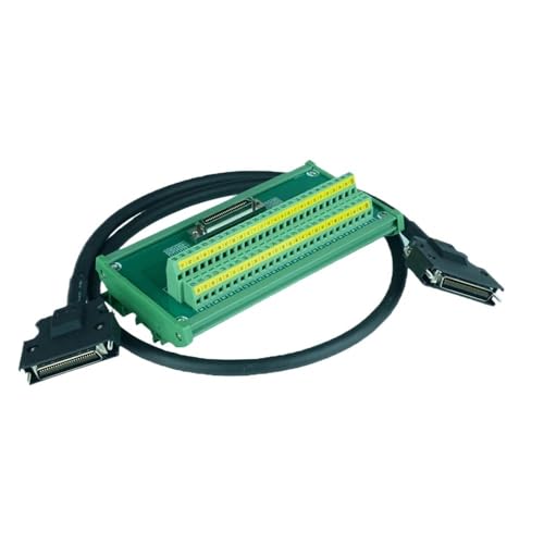 HL-SCSI-50P SCSI50 50-polige Relaisklemmen-Adapterplatine for Yaskawa/Delta/Panasonic/Mitsubishi Servo CN1 ASD-BM-50A for A2/AB (Color : SCSI50P 1m cable)
