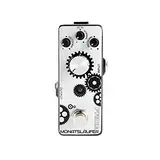 Fame Octaver Effektgerät für Gitarren, Breites Klangspektrum, Monophones Tracking, True-Bypass-Fußschalter, Kompaktes Metallgehäuse, Geeignet für E-Gitarre, Betrieb mit optionalem Netzteil