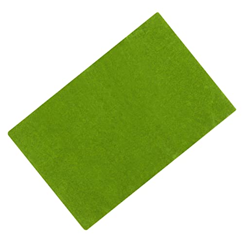 POPETPOP Modellrasen Papiergras Teppich Outdoor Modellgras Hobbyrasen Rasenbahn Rasenmatte Gras Künstlich Kunstrasen Bastelgras Modellbau Modellbahn Gras Moos Tischbau Grün