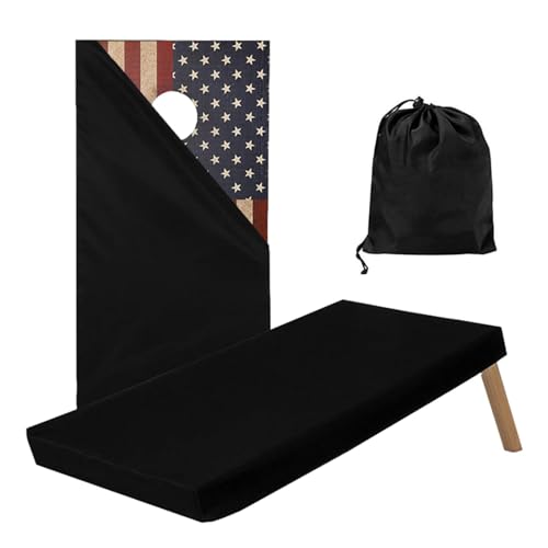 Duroecsain Cornhole Taschen - 49 x 25 Zoll wasserdichte Cornhole-Board-Tragetasche aus Oxford-Stoff mit Tasche,Strapazierfähige Cornhole-Skins, staubdichte Cornhole-Abdeckung für Komfort, Bretter,