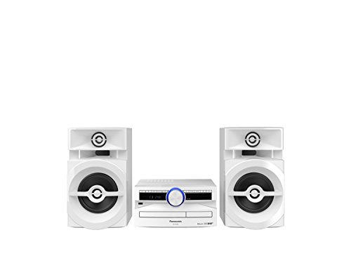 Panasonic SC-UX104EG-W CD-Micro-Musik (Bluetooth, Tuner (DAB+/FM), USB, AUX-IN, DJ Jukebox, 300 Watt RMS) weiß