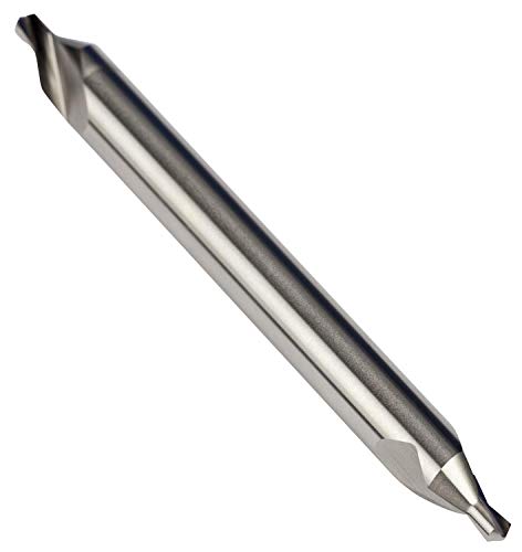 Dormer A242 HSS-E Zentrierbohrer aus Hochgeschwindigkeits-Kobaltstahl mit 118-Grad-Pilot und 60-Grad-Kegel, 1,0 mm x 4,0 mm, Einzelverpackung