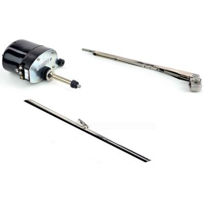wellenshop Scheibenwischermotor + Wischerarm + Wischerblatt
