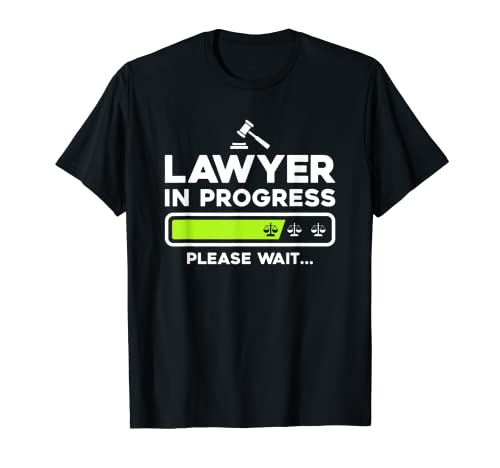 Anwalt in Bearbeitung Bitte warten Sie, Student der Rechtsfakultät T-Shirt