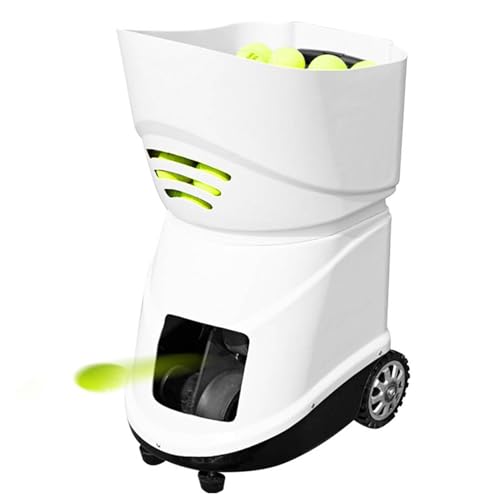 Automatischer Tennisballwerfer, 150 große Kapazität, mobile APP-Steuerung, Multifunktions-Trainingsmodi, 6 bis 8 Stunden Laufzeit, ideal für alle Tennisspieler