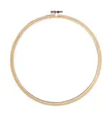 Rayher Stickrahmen rund Bambus ø 17 cm, Kreuzstich, kreisförmig, Hoop Ring Kreis, Ring für Bastelarbeiten, Nähen, für DIY-Handwerk, Stickerei Hoop, runde Nähmaschine, Cross Stitch Hoop, 62559000