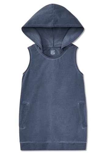 Schiesser Mädchen - Teens Longtop - 160247, Größe Kinder:L, Farbe:jeansblau