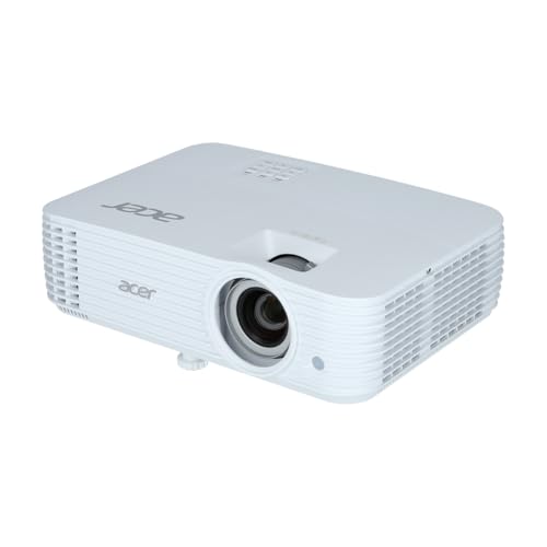Acer P1657Ki DLP Beamer (WUXGA (1.920 x 1.200 Pixel) 4.800 ANSI Lumen, 10.000:1 Kontrast, 3D, Keystone, 1x 10 Watt Lautsprecher, HDMI (HDCP)) weiß, Business/Education
