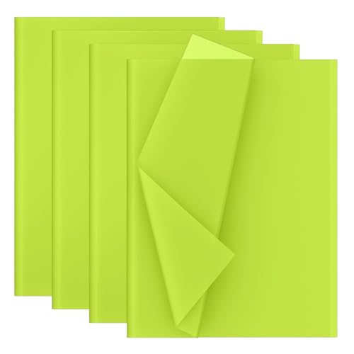 Creavvee Seidenpapier 50x70 cm, Hellgrün 28 Blatt F7172