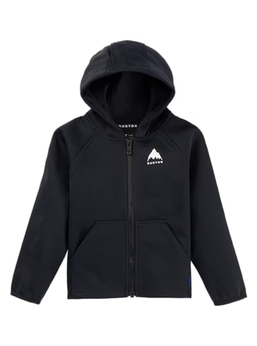 Burton Kids Toddlers' Crown Wetterfestes Fleece mit durchgehendem Reißverschluss, True Black, 18M