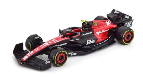 Alfa Romeo C43 Stake 2023 - Formel 1 - ZHOU GUANYU 24 - Maßstab 1:43 12 cm - BBurago 38085