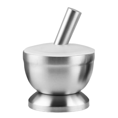 Küchenmörser-Set | Rostfreier Mörserstößel | Mörser-Stößel-Set, Edelstahl-Stößel, Gewürz-Mahlgerät, Gewürz-Mörser-Stößel, Küchenhelfer-Mörser Für Gewürze